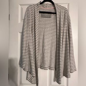 Soma open front striped cardigan size small